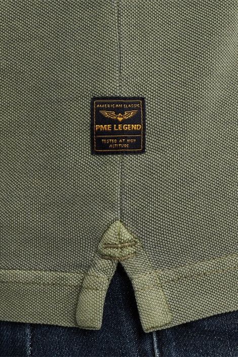 PME legend short sleeve polo garment dyed piq